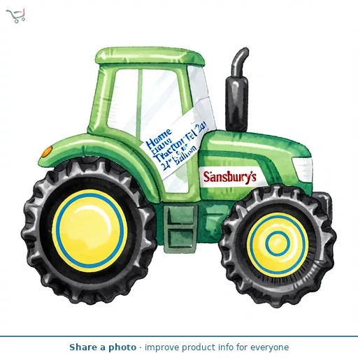 Sainsbury's Home Tractor Foil 24" Balloon