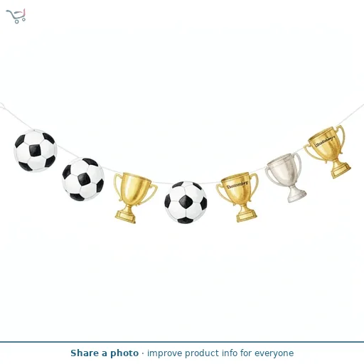 Sainsbury's Home Football Cardboard Bunting