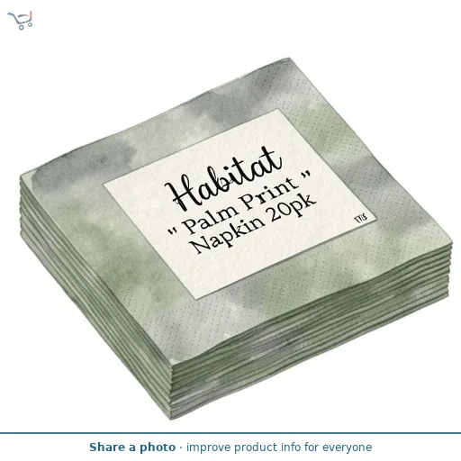 Habitat Palm Print Napkin 20pk