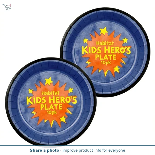 Habitat Kids Hero's Plate 10pk