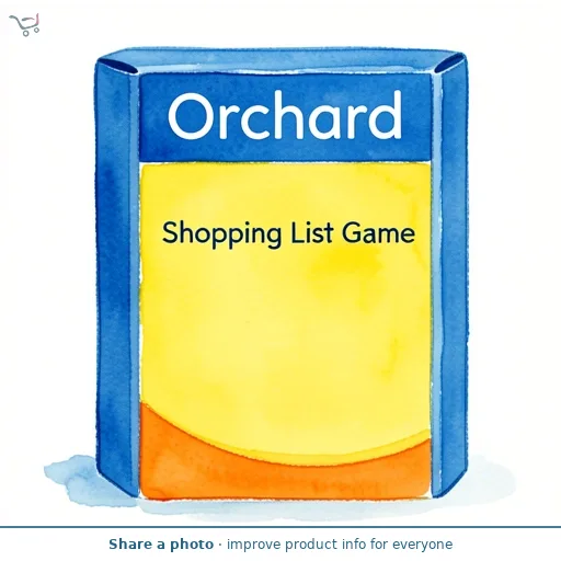 Orchard Shopping List Game