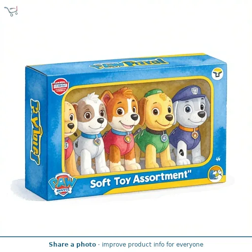 Paw Patrol Soft Toy Assortment