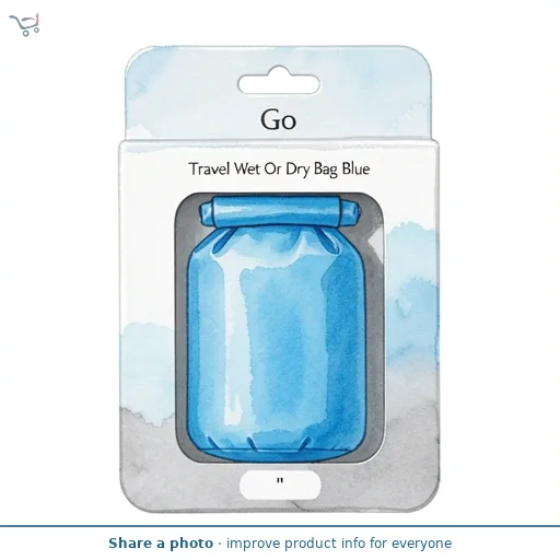 Go Travel Wet Or Dry Bag Blue