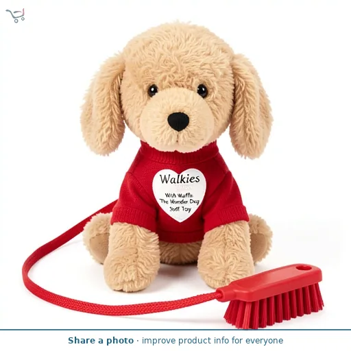 Walkies With Waffle The Wonder Dog Soft Toy