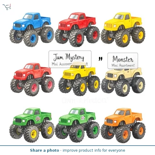 Monster Jam Mystery Mini Assortment