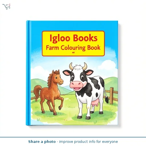 Igloo Books Farm Colouring Book