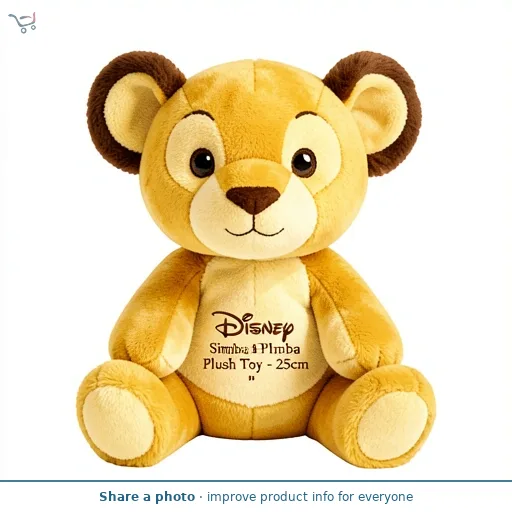 Disney Simba Plush Toy - 25cm