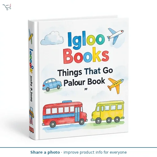 Igloo Books Things That Go Paint & Colour Book