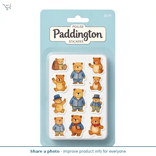 Paddington Foiled Stickers