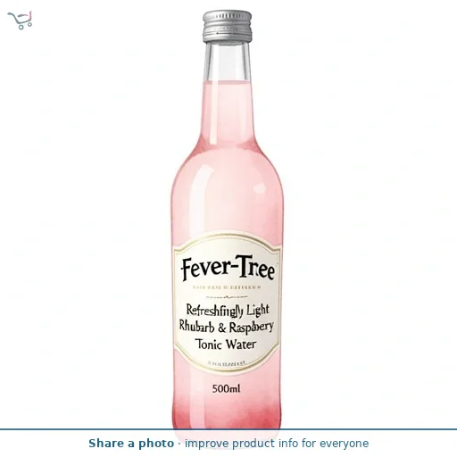 Fever-Tree Refreshingly Light Rhubarb & Raspberry Tonic Water 500ml