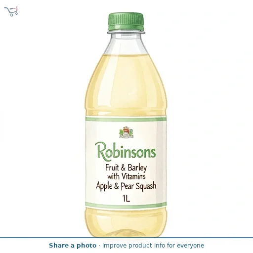 Robinsons Fruit & Barley with Vitamins Apple & Pear Squash 1L