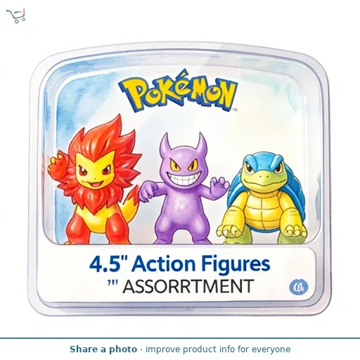 Pokemon 4.5" Action Figures Assortment