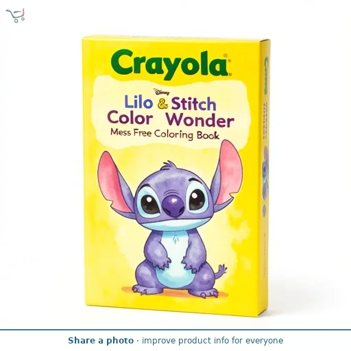 Crayola Disney Lilo & Stitch Color Wonder Mess Free Coloring Book