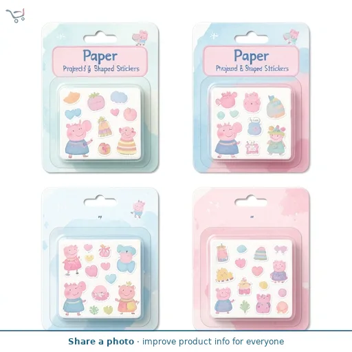Paper Projects Peppa Pig Reward & Shaped Stickers