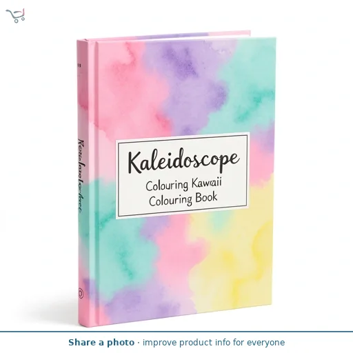 Kaleidoscope Colouring Kawaii Colouring Book