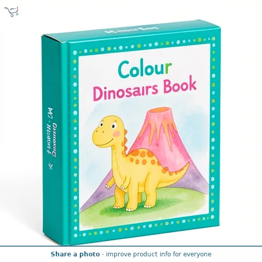 Colour Me Magnets Dinosaurs Book