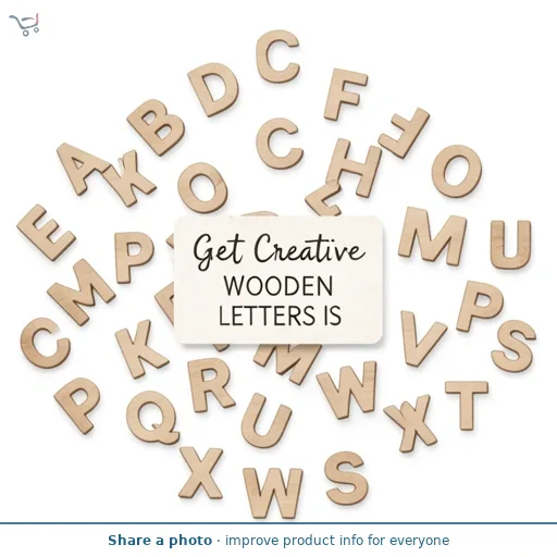 Get Creative Craft Wooden Letters