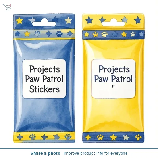Paper Projects Paw Patrol Stickers