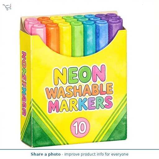 Crayola Pack of 12 Neon Markers