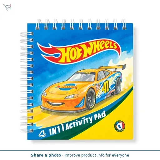 Crayola Hot Wheels 4 In 1 Activity Pad