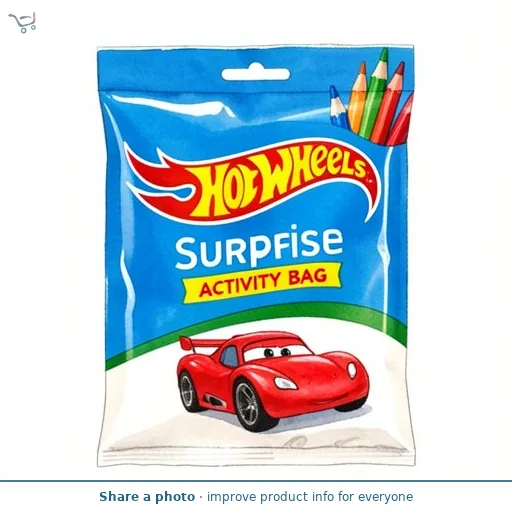 Crayola Hot Wheels Surprise Activity Bag