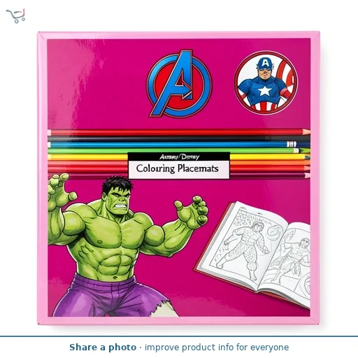 Avengers/Disney Colouring Placemats