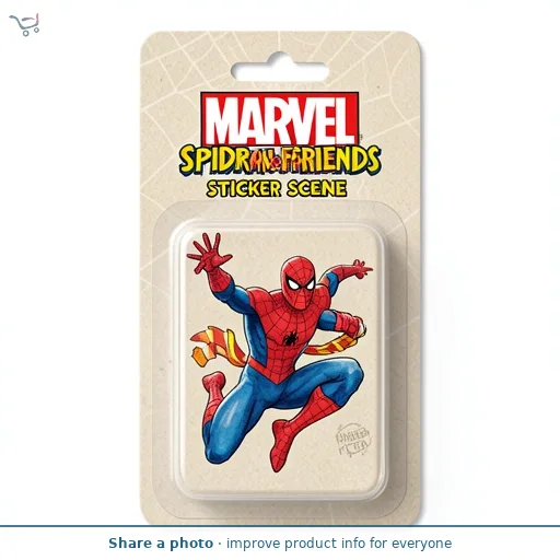 Marvel Spiderman & Friends Sticker Scene