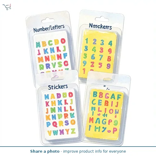 Number/Letters Stickers