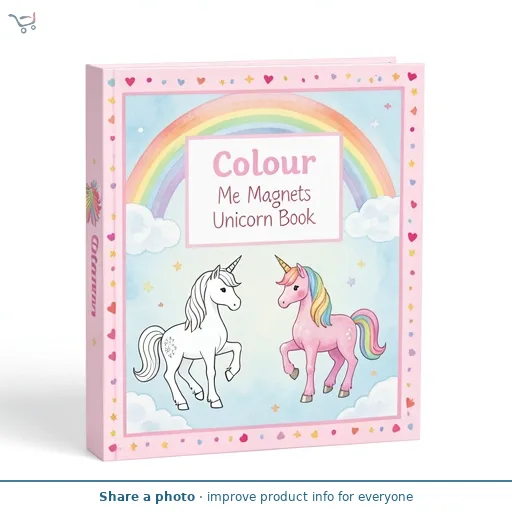 Colour Me Magnets Unicorn Book