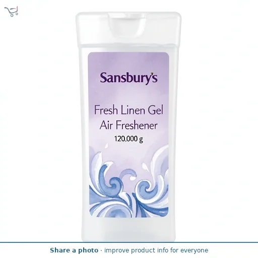 Sainsbury's Fresh Linen Gel Air Freshener 120g