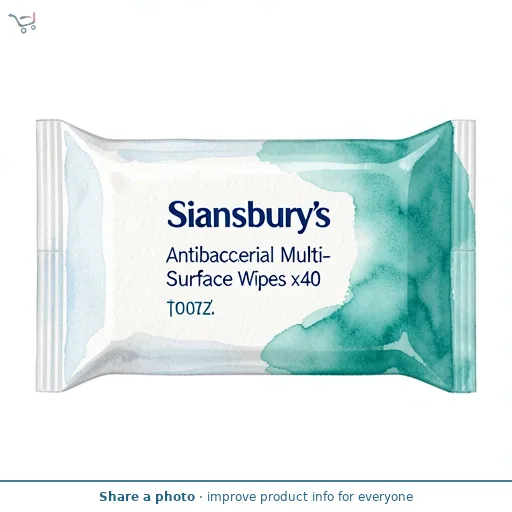 Sainsbury's Antibacterial Multi-Surface Wipes x40