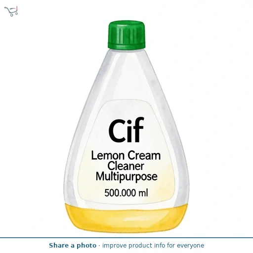 Cif Lemon Cream Cleaner Multipurpose 500ml