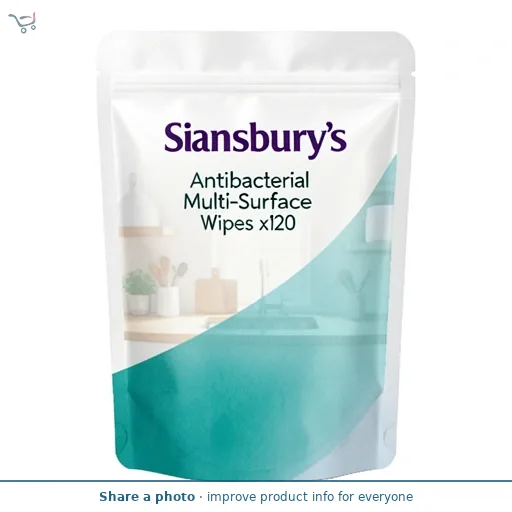 Sainsbury's Antibacterial Multi-Surface Wipes x120