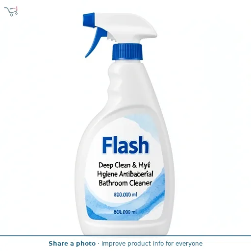 Flash Deep Clean & Hygiene Antibacterial Bathroom Cleaner 800ml