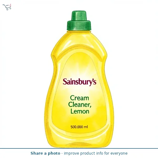 Sainsbury's Cream Cleaner, Lemon 500ml