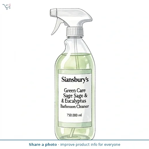 Sainsbury's Green Care Sage & Eucalyptus Bathroom Cleaner 750ml