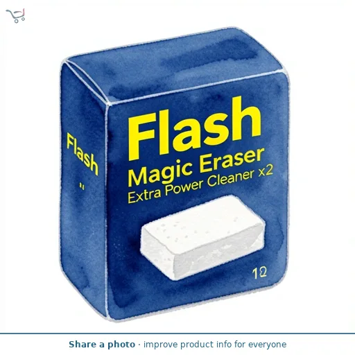 Flash Magic Eraser Extra Power Cleaner x2
