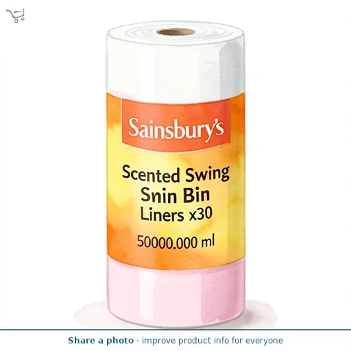 Sainsbury's Scented Swing Bin Liners x30 50L
