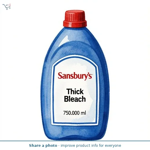 Sainsbury's Thick Bleach 750ml