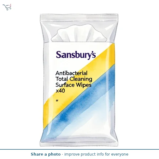 Sainsbury's Antibacterial Total Cleaning Surface Wipes x40