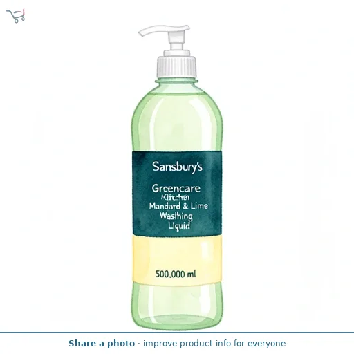 Sainsbury's Greencare Kitchen Mandarin & Lime Washing Up Liquid 500ml