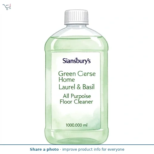Sainsbury's Green Care Home Laurel & Basil All Purpose Floor Cleaner 1L