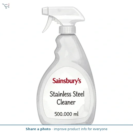 Sainsbury's Stainless Steel Cleaner 500ml