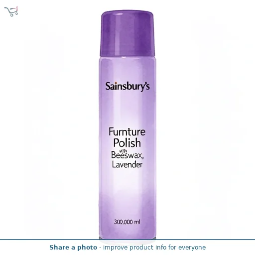 Sainsbury's Furniture Polish with Beeswax, Lavender 300ml