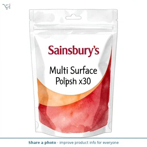 Sainsbury's Multi Surface Polish Wipes x30