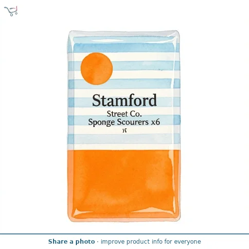 Stamford Street Co. Sponge Scourers x6