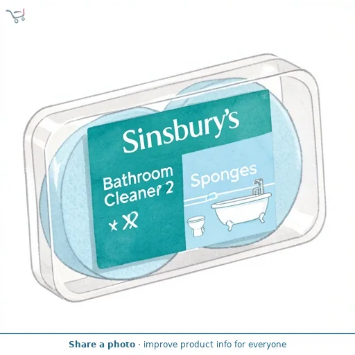 Sainsbury's Bathroom Cleaner Sponges x2