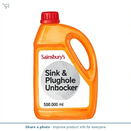 Sainsbury's Sink & Plughole Unblocker 500ml