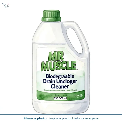 Mr Muscle Biodegradable Drain Unclogger Cleaner Bottle 750ml