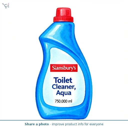 Sainsbury's Toilet Cleaner, Aqua 750ml